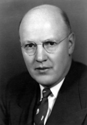 Portrait of U.S. Secretary of Agriculture Charles Brannan in 1950