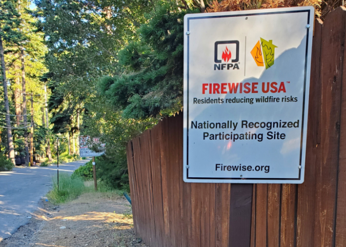 Firewise USA sign