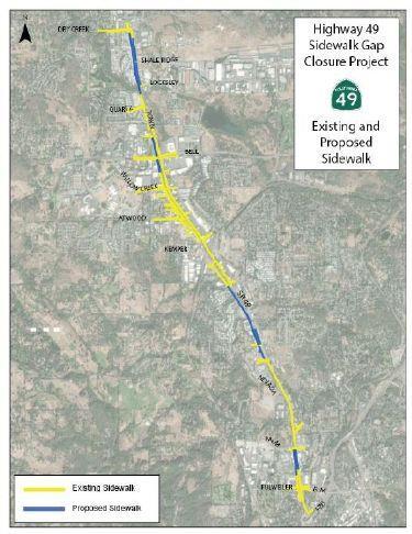 Highway 49 Sidewalk Project