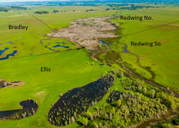 Aerial view of the North Redwing Ranch property near Sheridan
