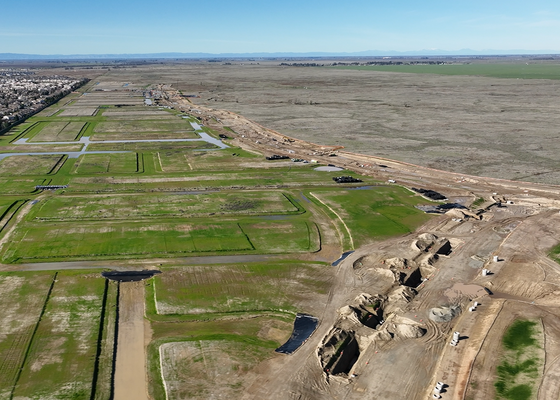 Aerial photo of Placer One land 