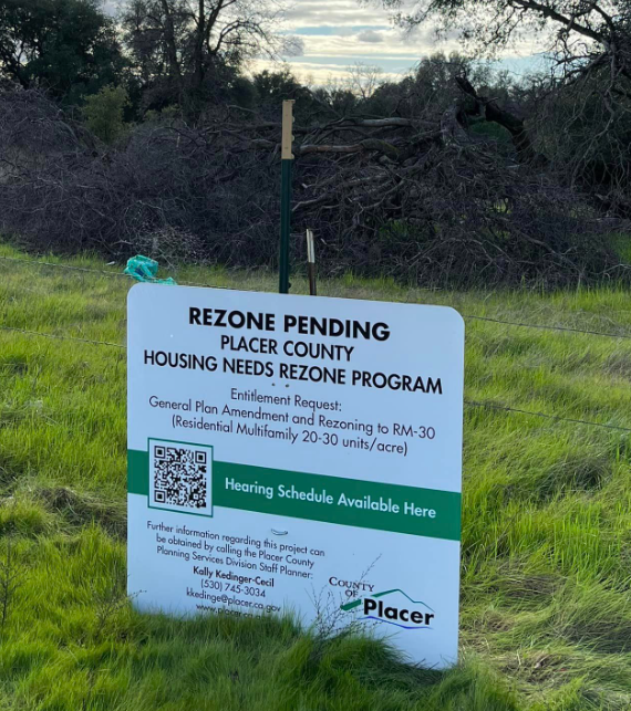 Housing Rezone Sign