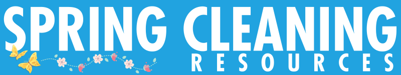 Spring cleaning banner