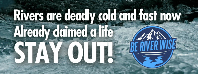 fast flowing river banner