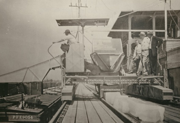 history photo of packing plant