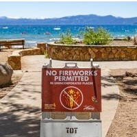 no fireworks sign 