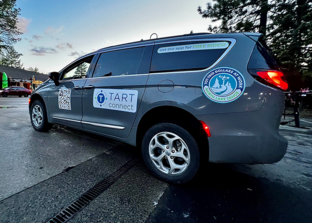 A photo of a TART Connect van in Kings Beach