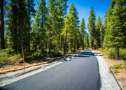 A photo of a bike path near Dollar Hill in North Lake Tahoe