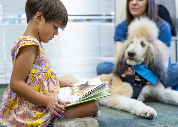 NL_Little girl reading 