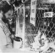 Zookeeper with monkey 1938