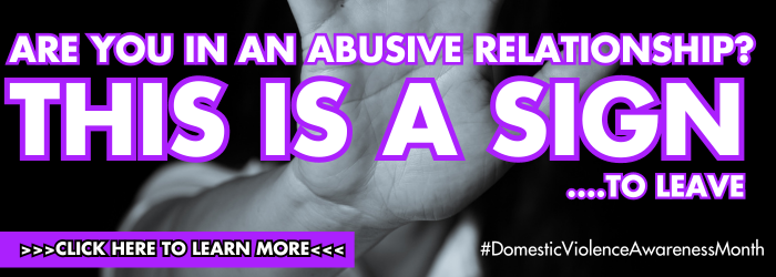 If you're in an abusive relationship, this is your sign to leave