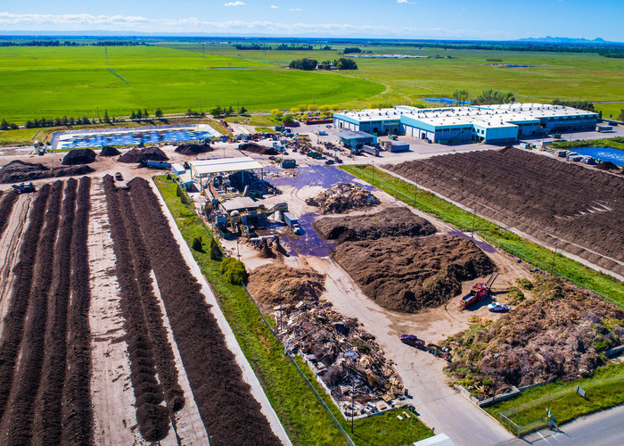 Aerial photos of the Western Placer Materials Recycling Facility in Roseville