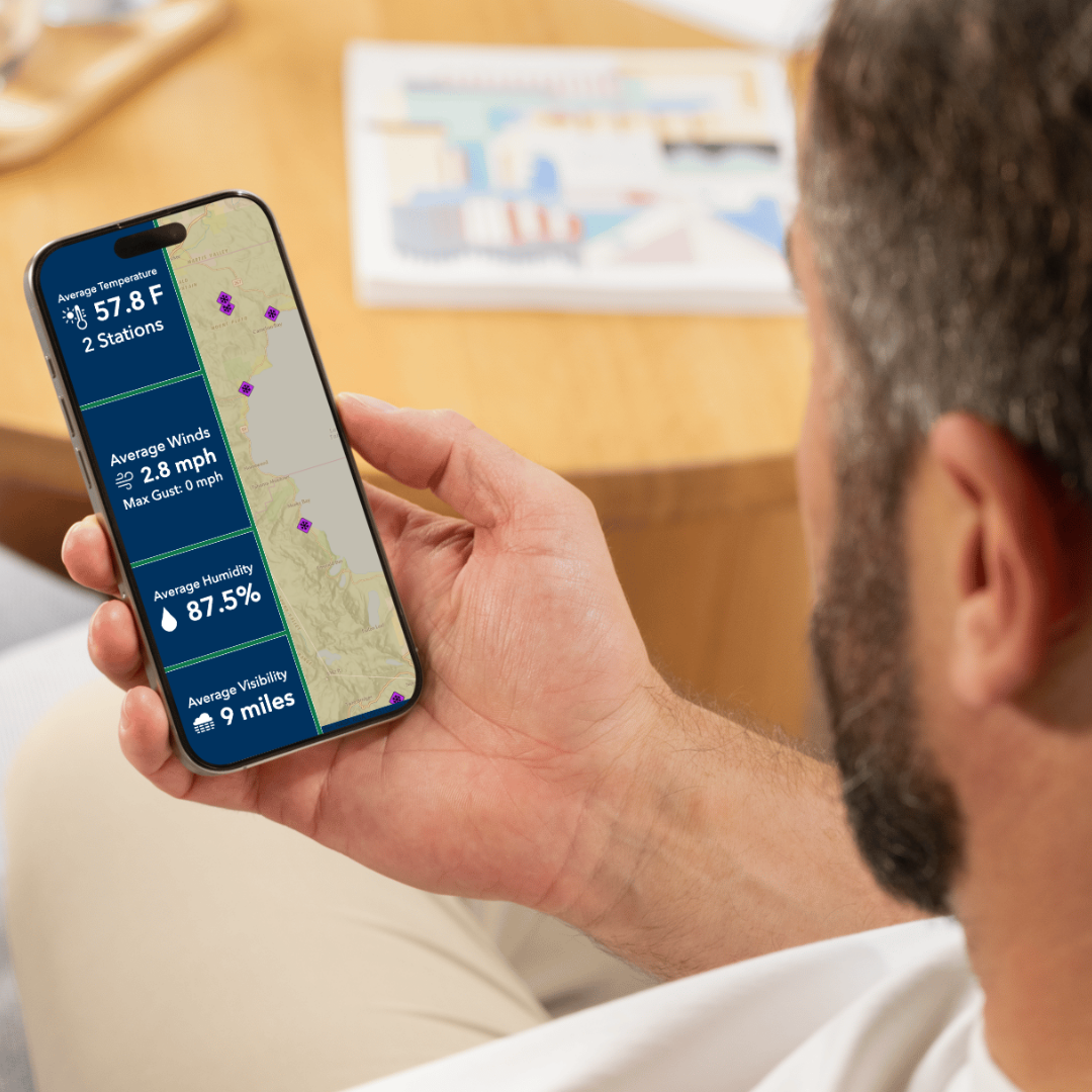 man looking at a smartphone