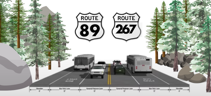 A rendering of 89 and 267 widening.