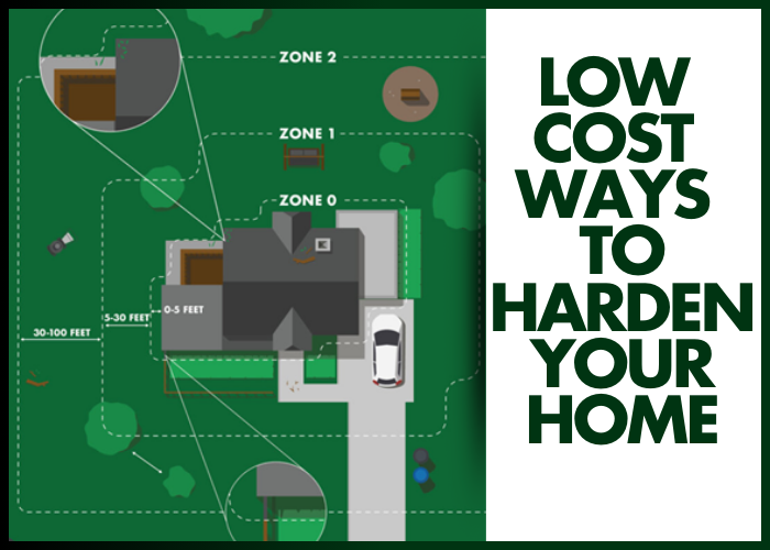 LOW COST WAYS TO HARDEN YOUR HOME