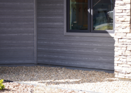 hardscape around a house