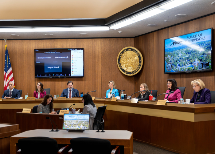 The board of supervisors at their Auburn meeting.