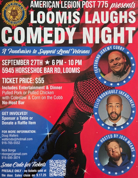 flyer for comedy night