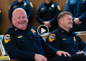 Chief Estes at a recent meeting