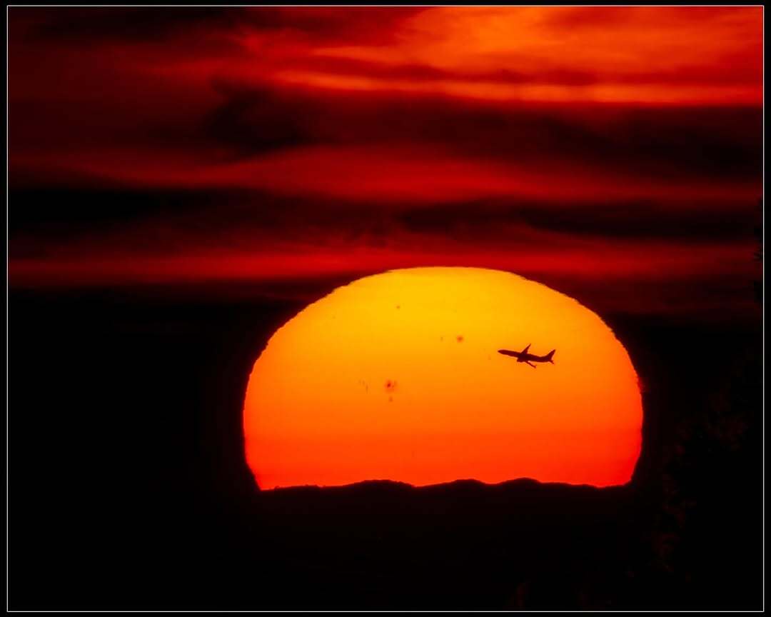 This #PlacerLife photo of an airplane crossing the setting sun was taken by @thewinningshotphotos in Rocklin and shared on Instagram.