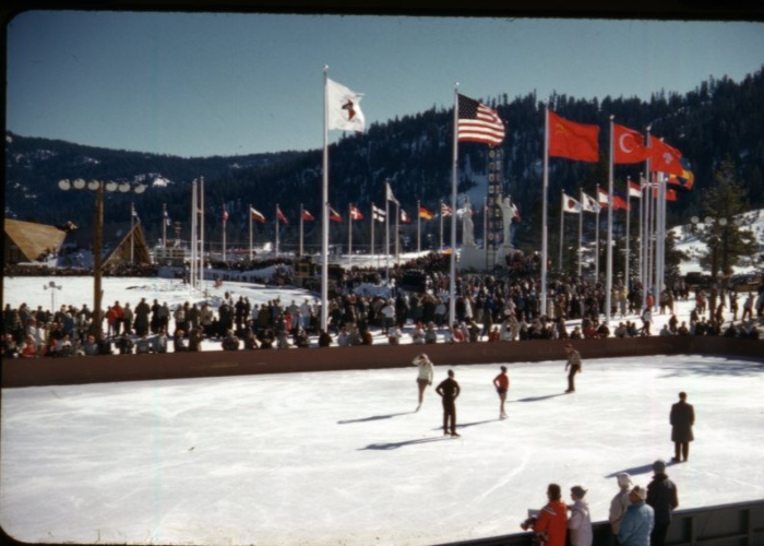 People watching Olympics