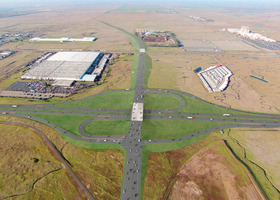 A rendering showing what the Placer Parkway will look like off of SR-65