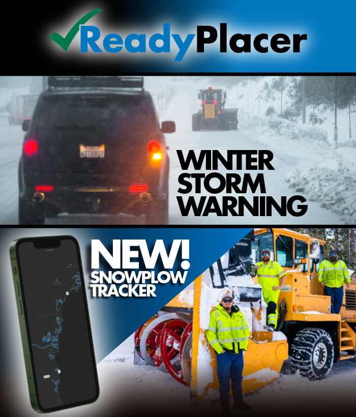 Storm warning, snowplow tracker,