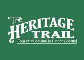 green graphic with words The Heritage Trail