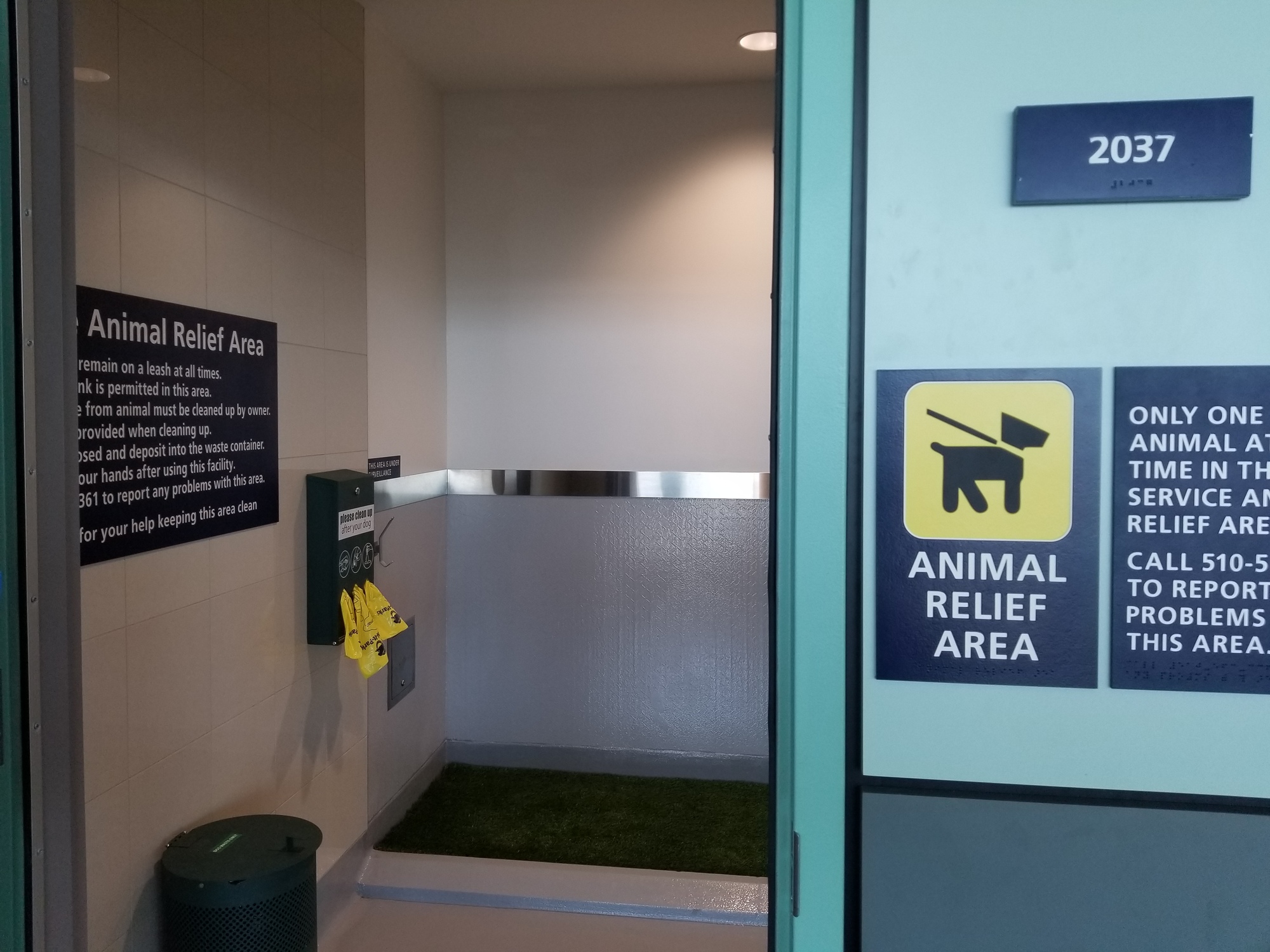 Service Animal Relief Area