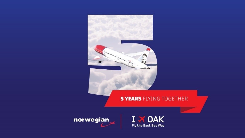 Norwegian 5 Year Anniversary at OAK
