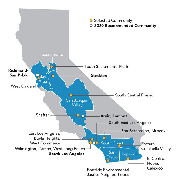 AB 617 2020 New Communities Map