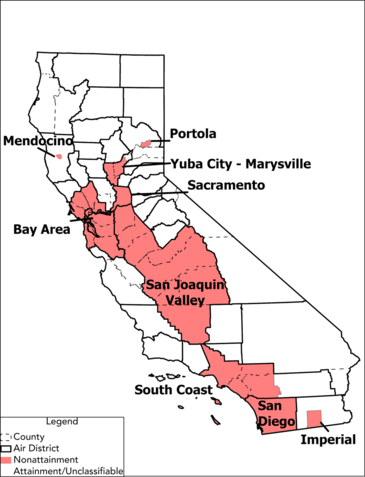9 ug PM2.5 Standard Nonattainment Area Recommendations
