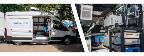 Aclima Mobile Laboratory and Equipment
