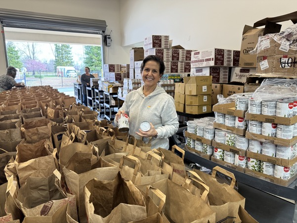 Staff and Volunteers at Food Bank