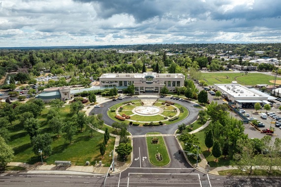 Clouds at Redding City Hall 