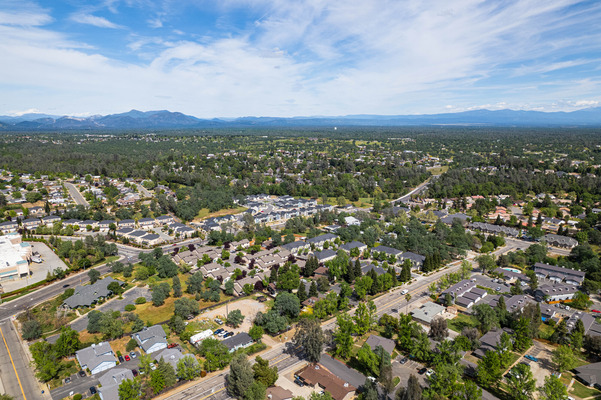 Redding Neighborhood Drone Image