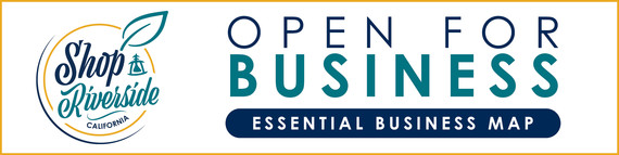 City of Riverside's Open for Business Map