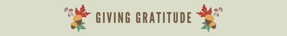 Giving Gratitude