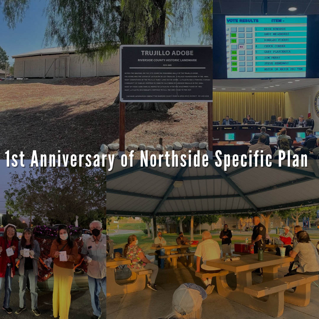 1st Anniversary of Northside Specific Plan