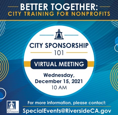 City Sponsorship application info 