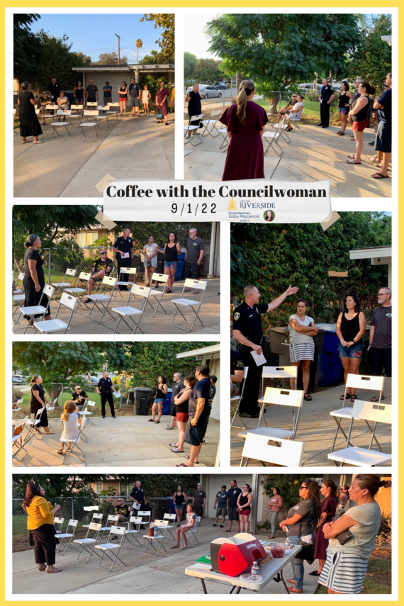 Coffee w/ Councilwoman 9/1/2022