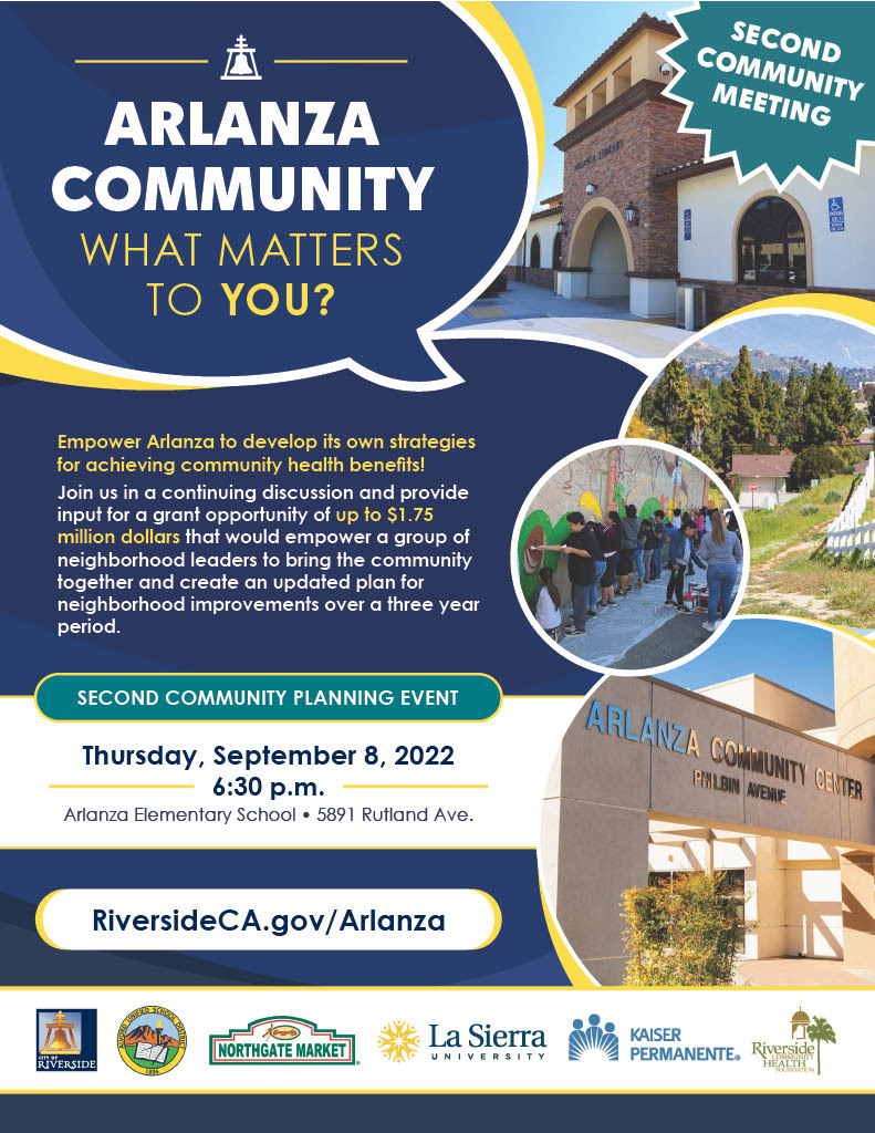 Arlanza Community Meeting September 8 at 6:30 pm Arlanza Elementary , ENG