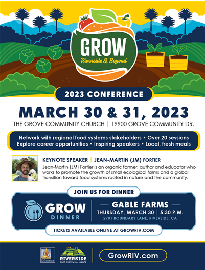 Grow Riverside Conference - March 30-31