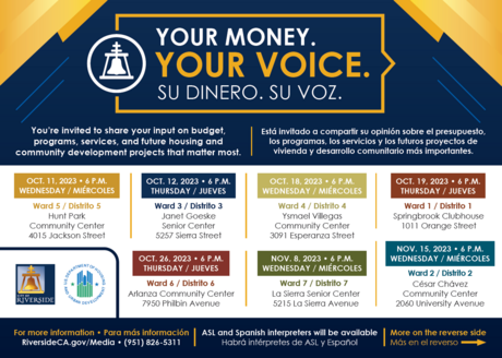 Your money, your voice meeting october 18 