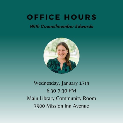 Office hours with Councilmember Edwards 
