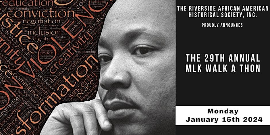 Martin Luther King Jr. Walkathon Event Poster