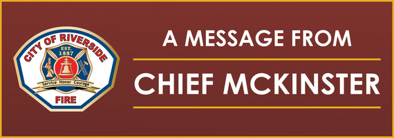 Fire Message from Chief McKinster_graphic