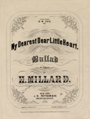 4_“My Dearest Dear Little Heart,” 1860–1880. Paper. Museum of Riverside, gift of Miss Elma Marvin, A525-1062.