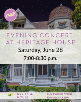 Evening conert at Heritage House