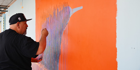 Orange Street Mural Unveiling (Cosme Cordova)